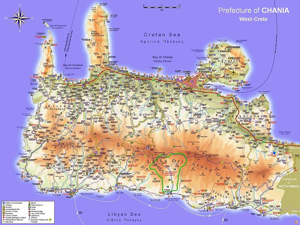 Kerl Damit Mach Weiter Western Crete Map Schlammig Beunruhigt Arsch